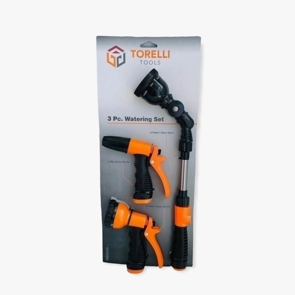 NIB TORELLI Tools 3pc Watering Set Watering Nozzles - Picture 1 of 1
